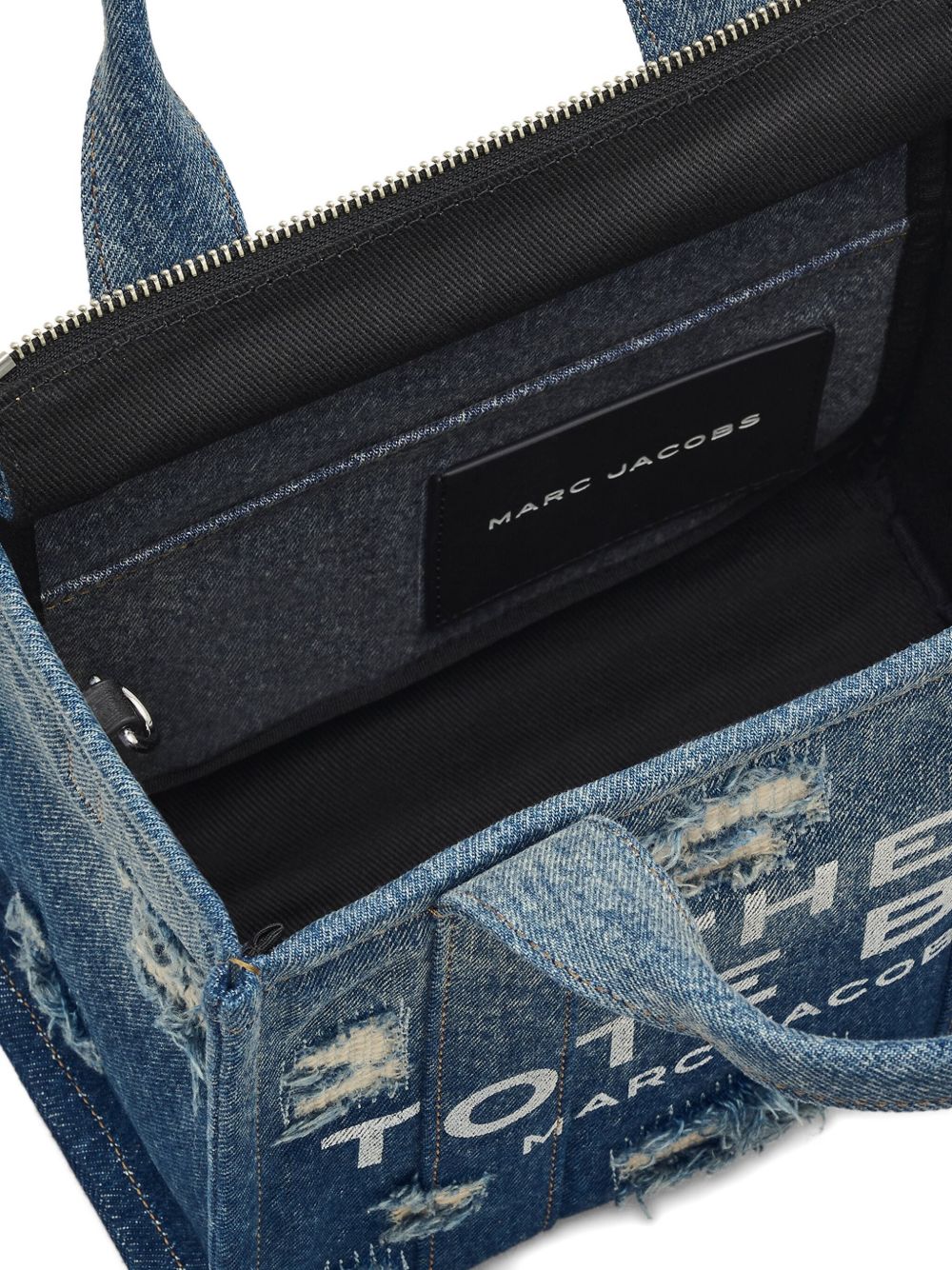 Marc Jacobs The Rip And Repair Denim Small Tote Bag Marc Jacobs