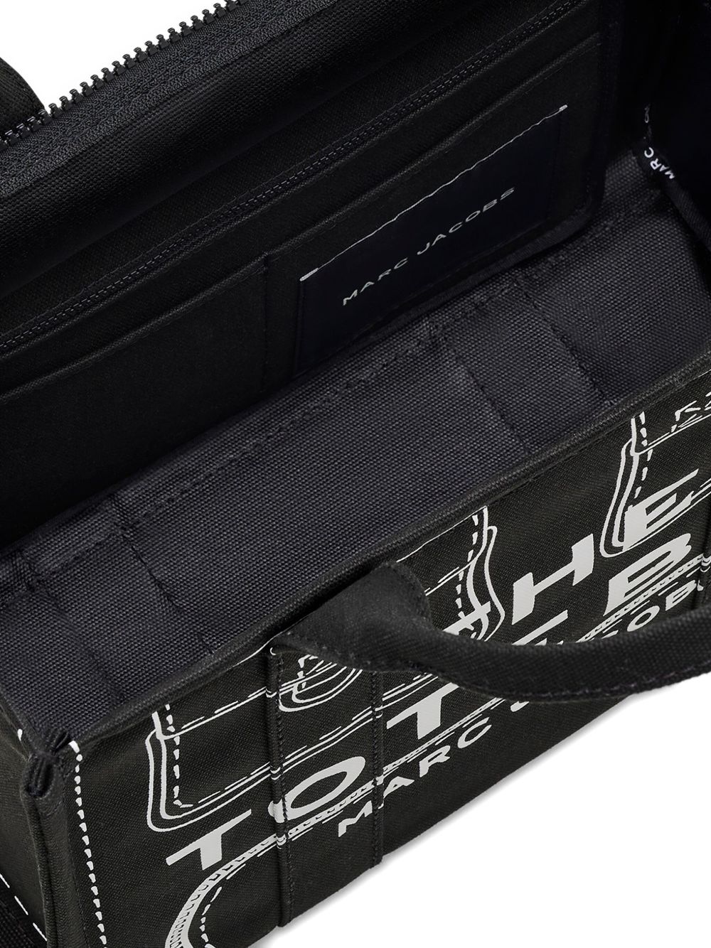 Marc Jacobs The Trompe L'Oeil Cargo Canvas Medium Tote Bag Marc Jacobs