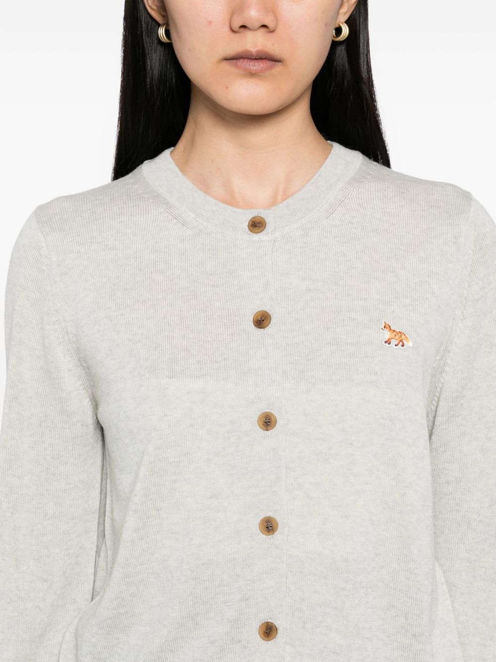 Maison Kitsuné MAISON KITSUNE' Sweaters Grey Maison Kitsuné