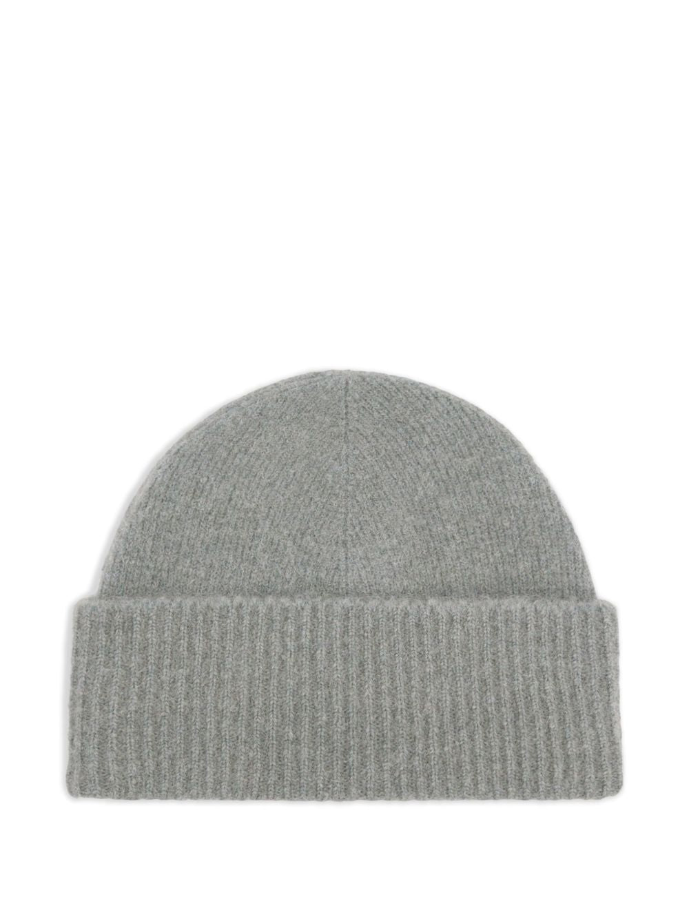 Ami Paris Grey Alpaca Striped Ami De Coeur Beanie Ami Paris