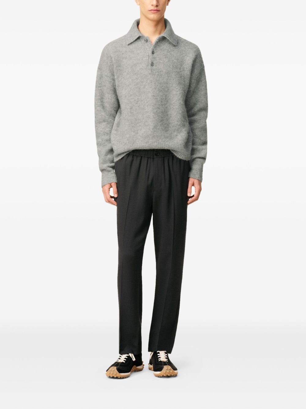 Ami Paris Trousers Grey Ami Paris