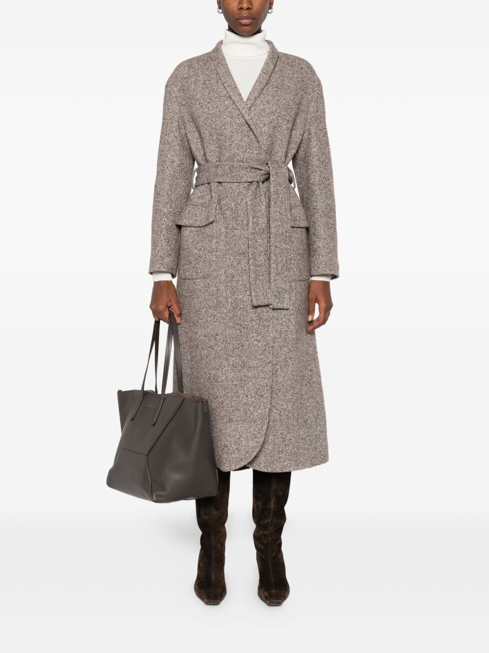 Brunello Cucinelli Coats Brown Brunello Cucinelli