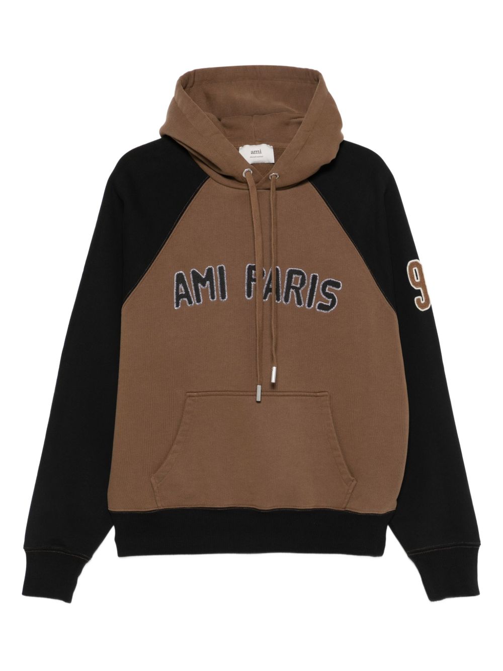 Ami Paris Sweaters Brown Ami Paris
