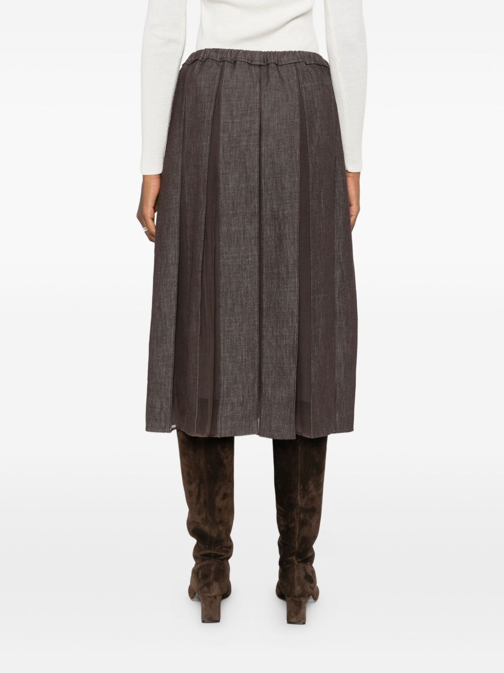 Brunello Cucinelli Skirts Brown Brunello Cucinelli