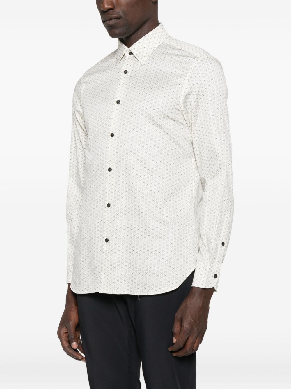 Emporio Armani Patterned cotton shirt Emporio Armani