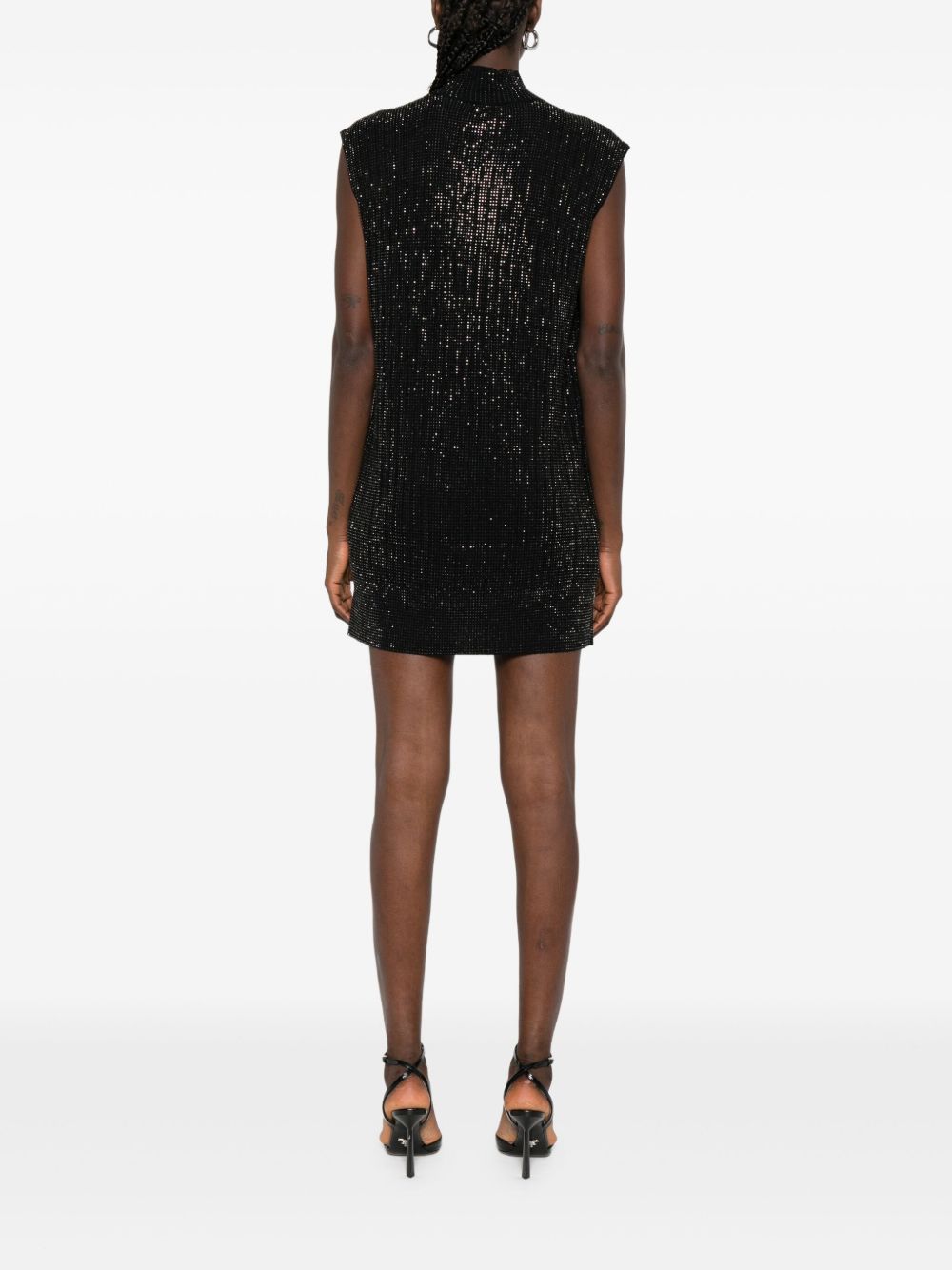 Emporio Armani Sequin high-neck sleeveless dress Emporio Armani