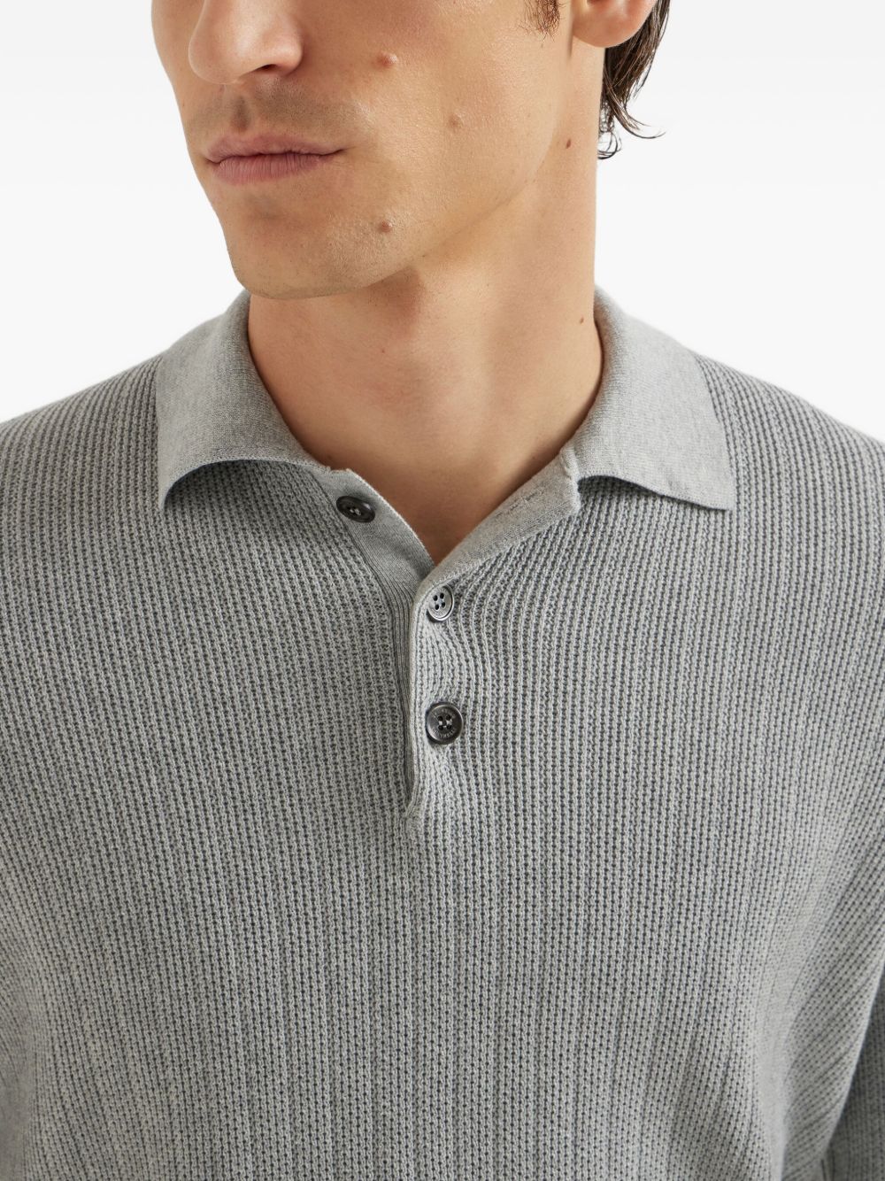 Brunello Cucinelli T-shirts and Polos Light Grey Brunello Cucinelli