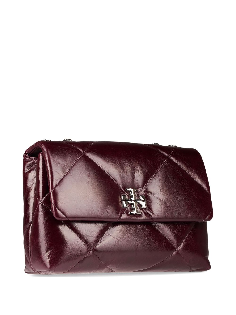 Tory Burch Kira Diamond Quilt Distressed Shoulder Bag Tory Burch