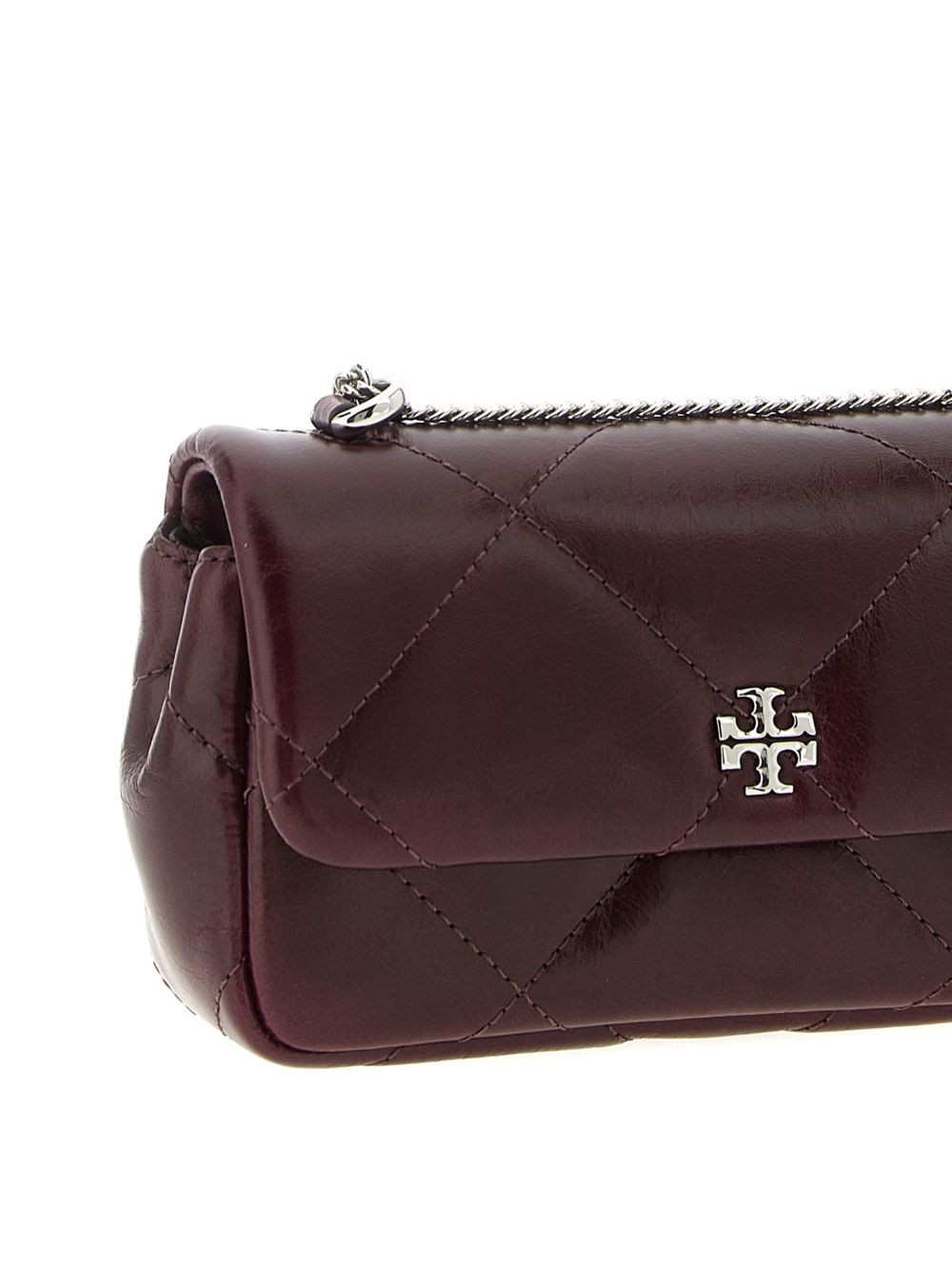 Tory Burch Kira Diamond Clutch Bordeaux Tory Burch