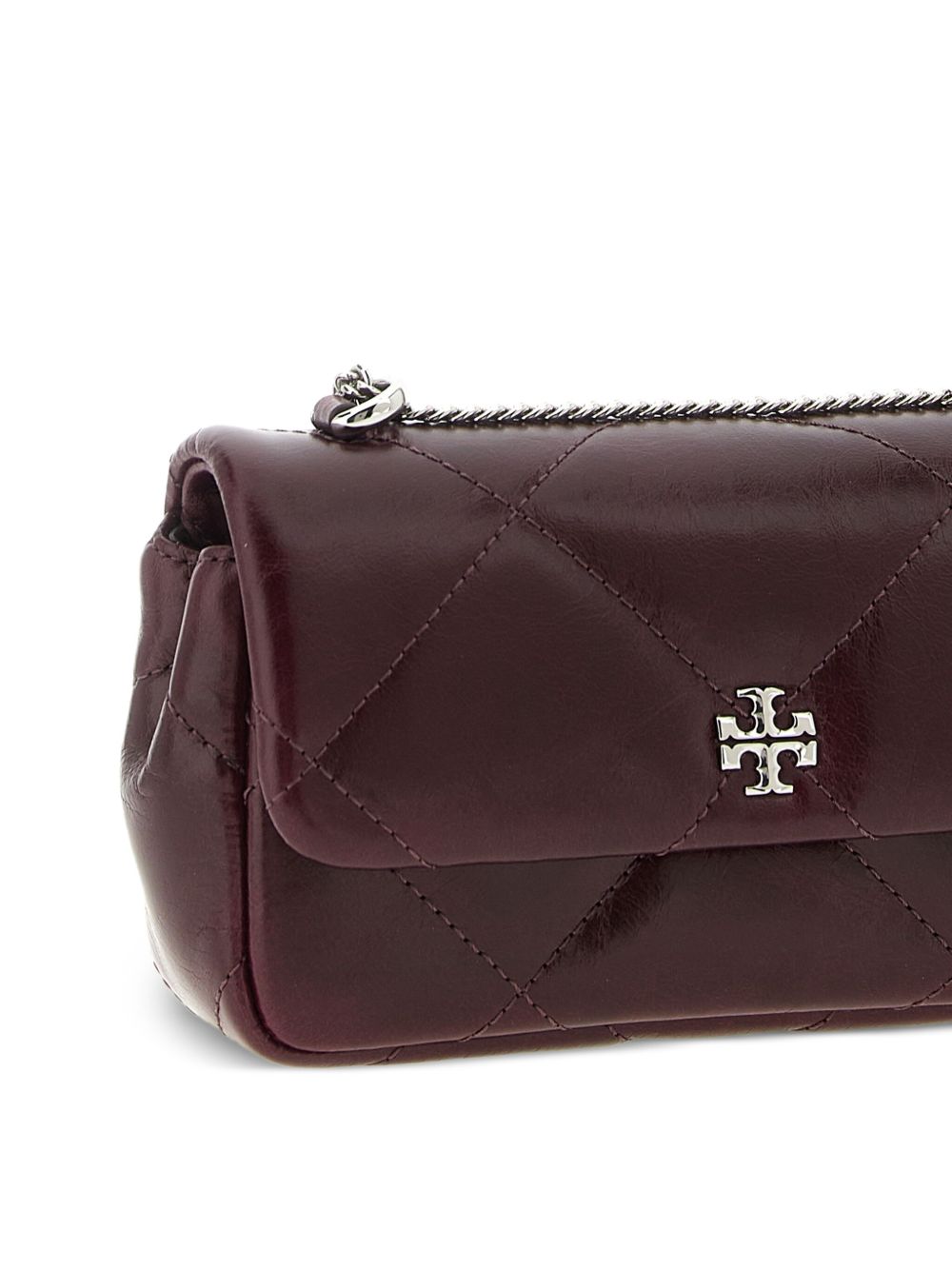 Tory Burch Kira Diamond Clutch Bordeaux Tory Burch