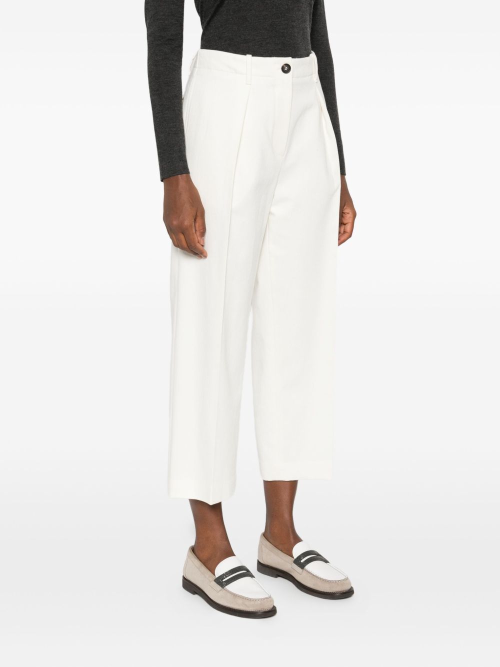 Brunello Cucinelli Trousers White Brunello Cucinelli