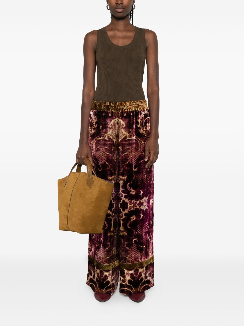 Pierre Louis Mascia Trousers Bordeaux Pierre Louis Mascia