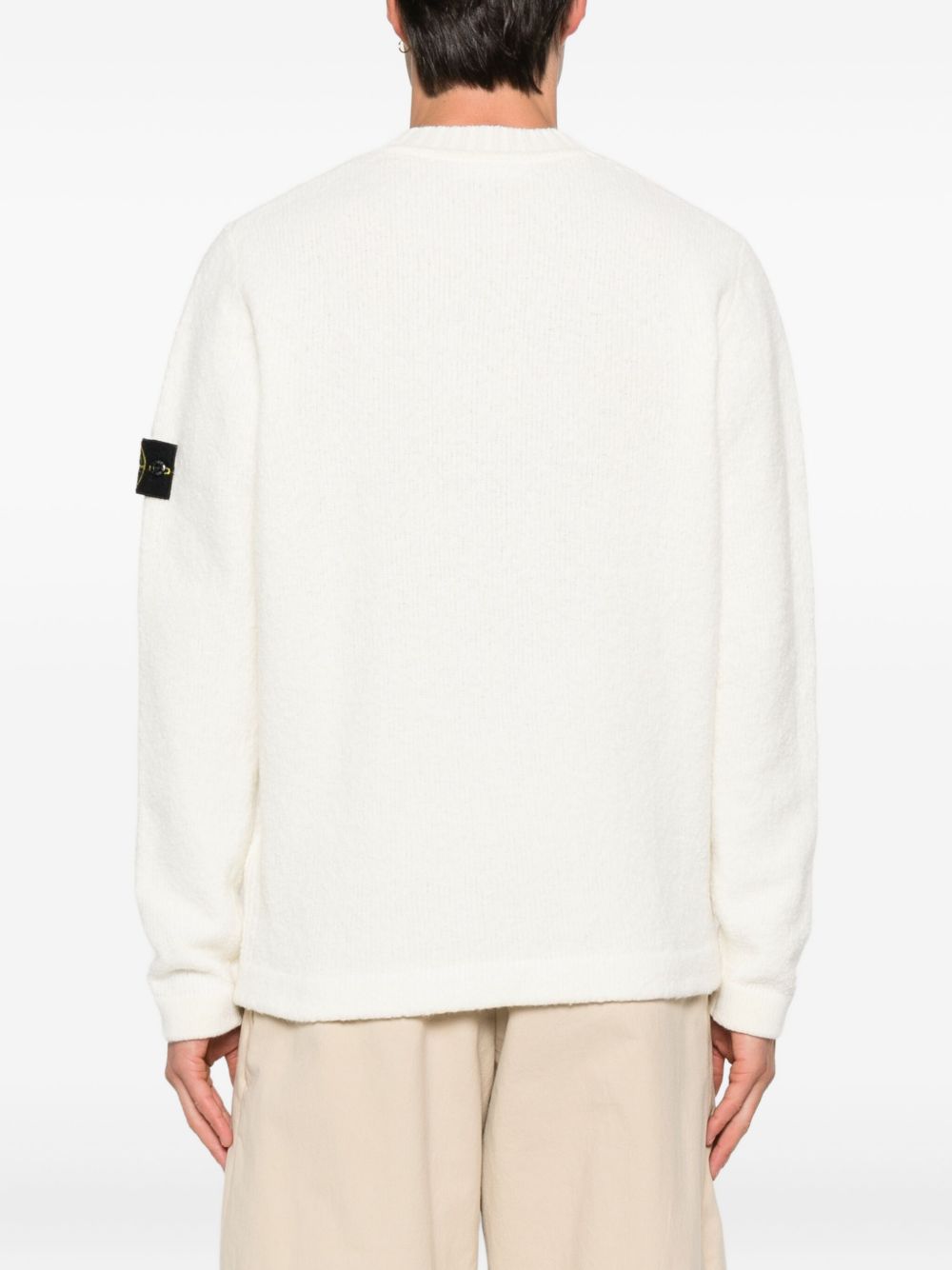 Stone Island Sweaters Ivory Stone Island