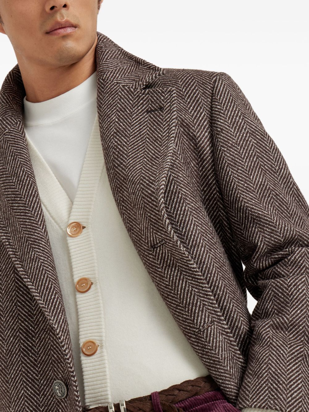Brunello Cucinelli Coats Brown Brunello Cucinelli