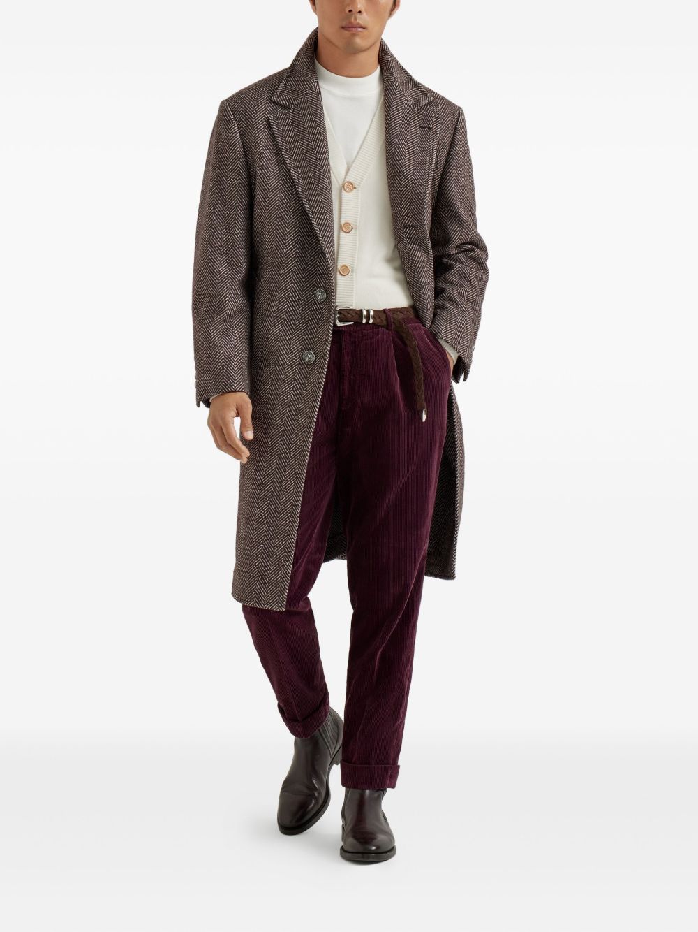 Brunello Cucinelli Coats Brown Brunello Cucinelli