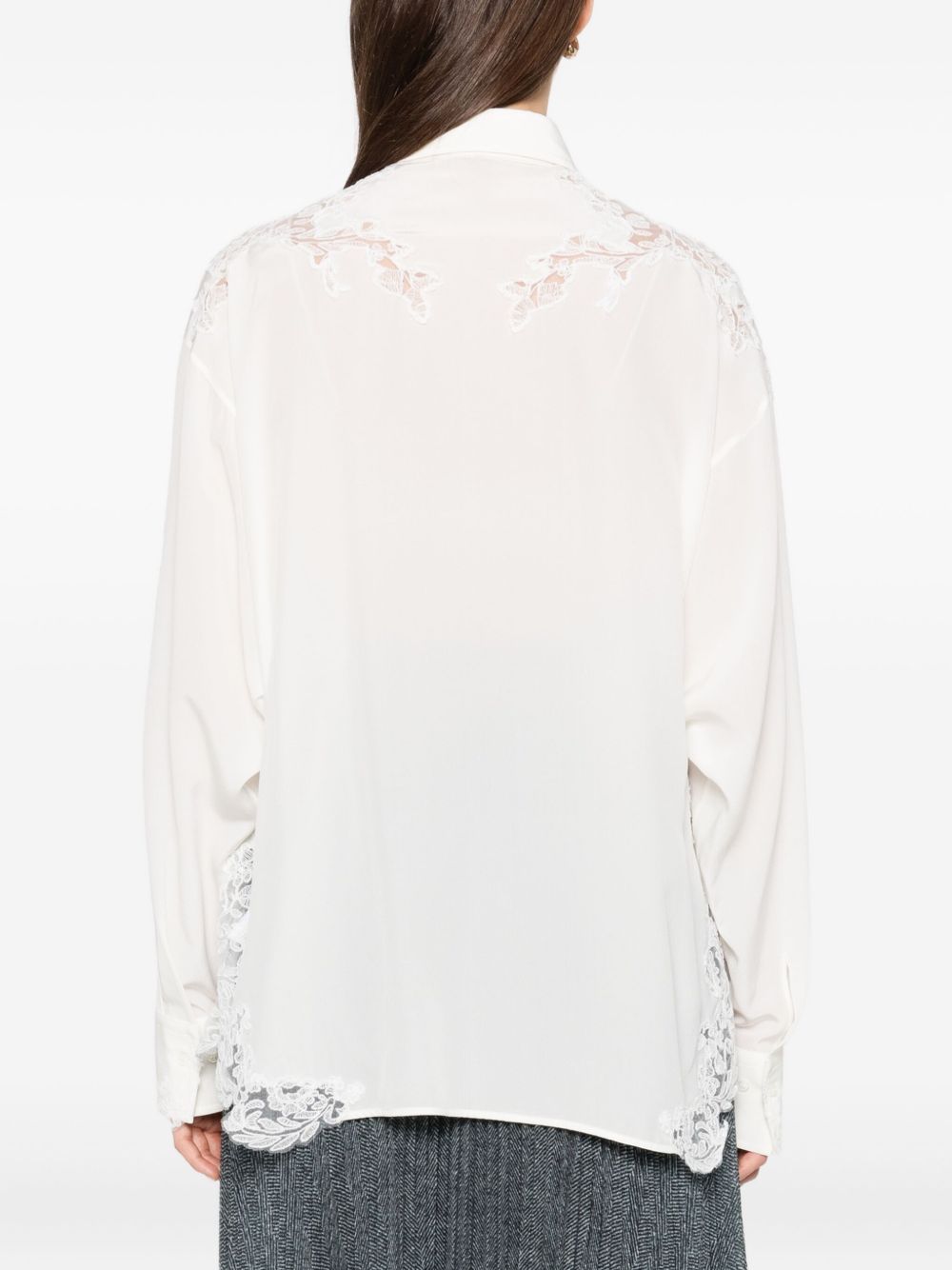 Ermanno Scervino Shirt with lace trim Ermanno Scervino
