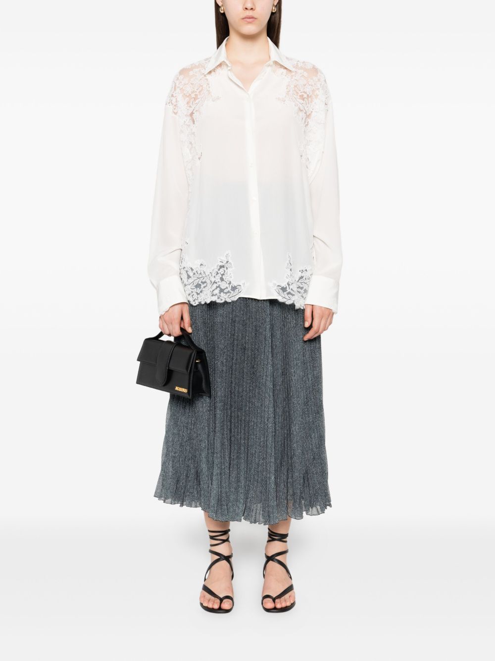 Ermanno Scervino Shirt with lace trim Ermanno Scervino