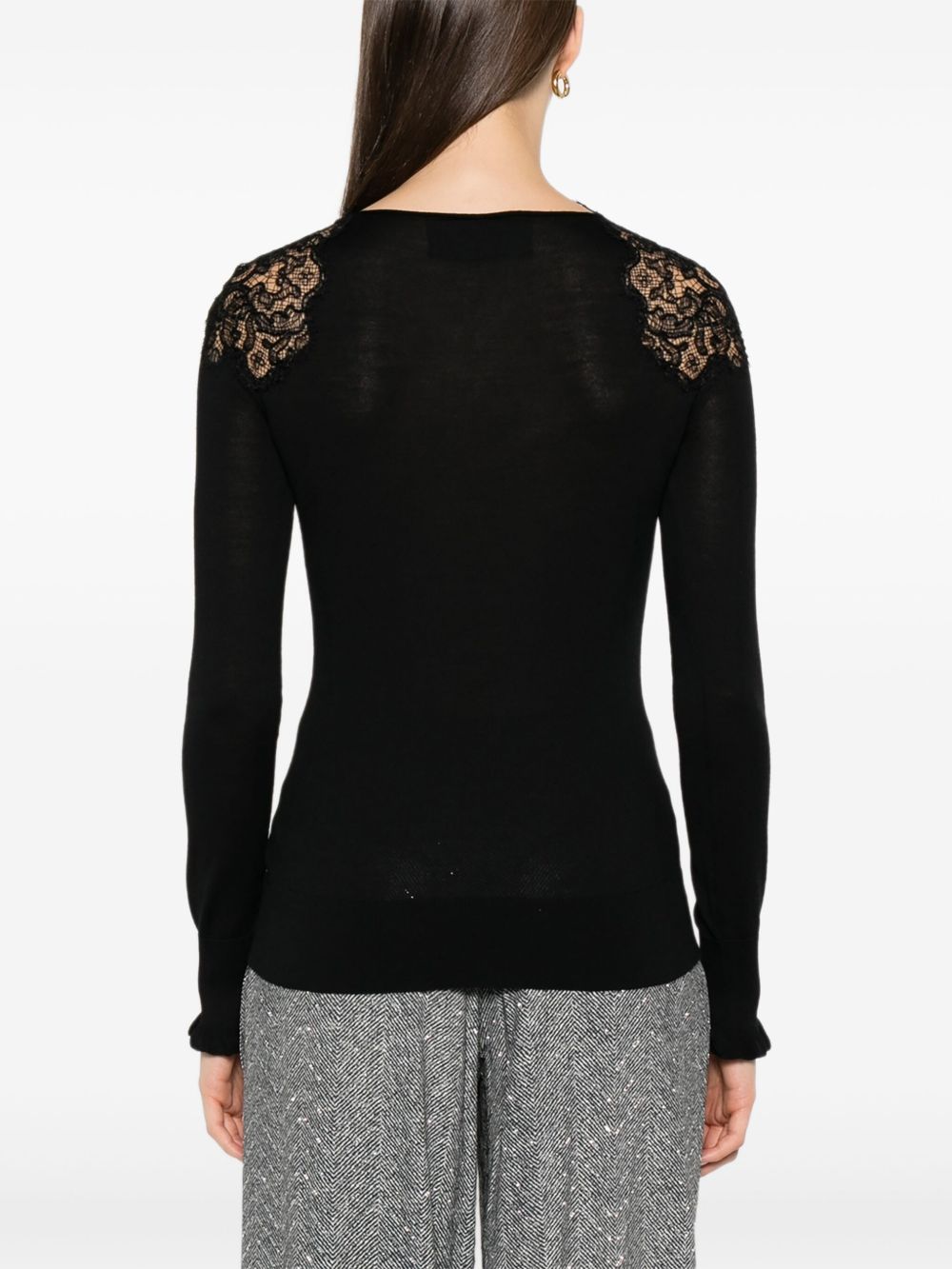 Ermanno Scervino T-shirt with lace trim Ermanno Scervino