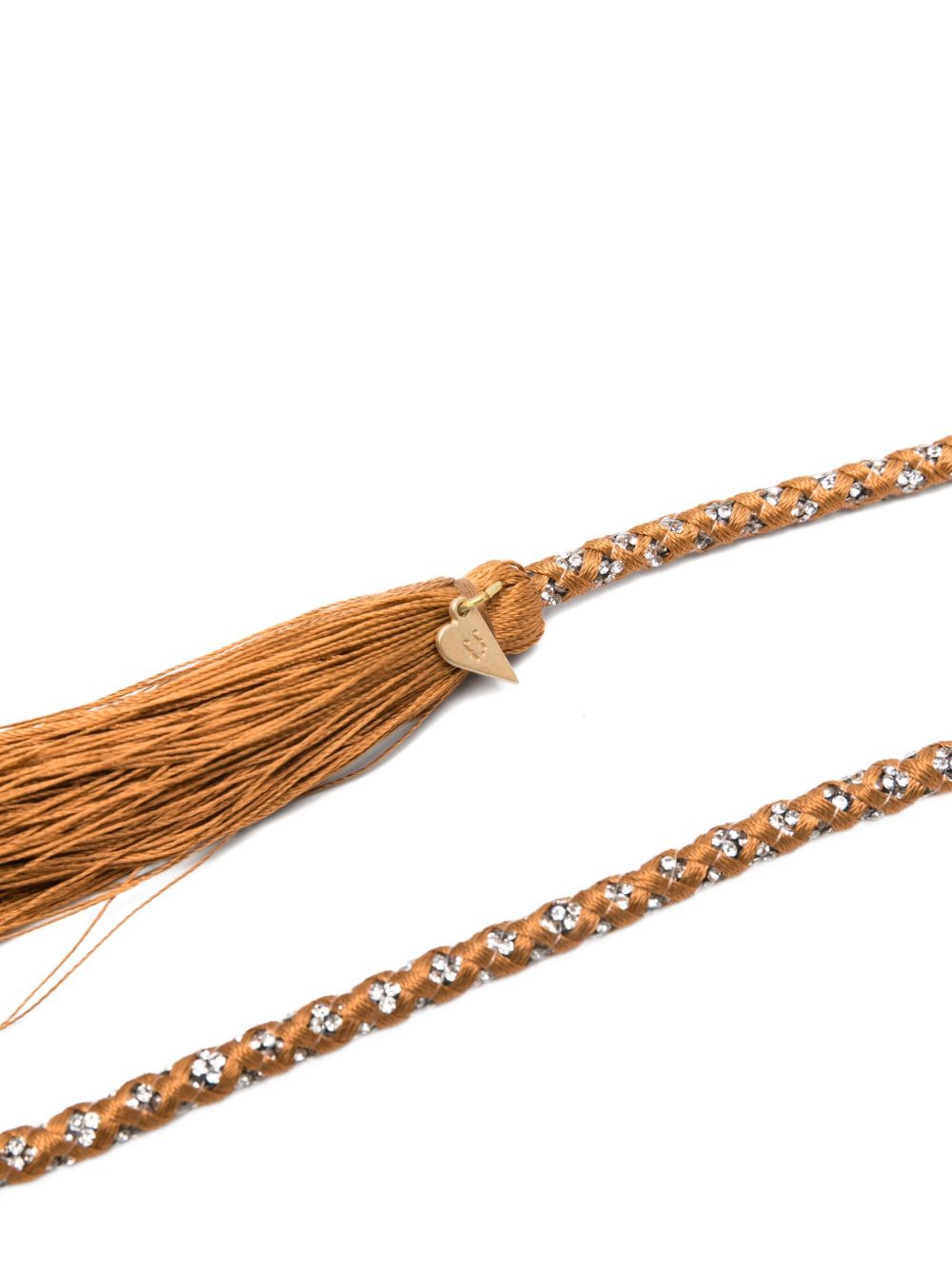 Forte Forte Crystal-embellished tassel belt Forte Forte