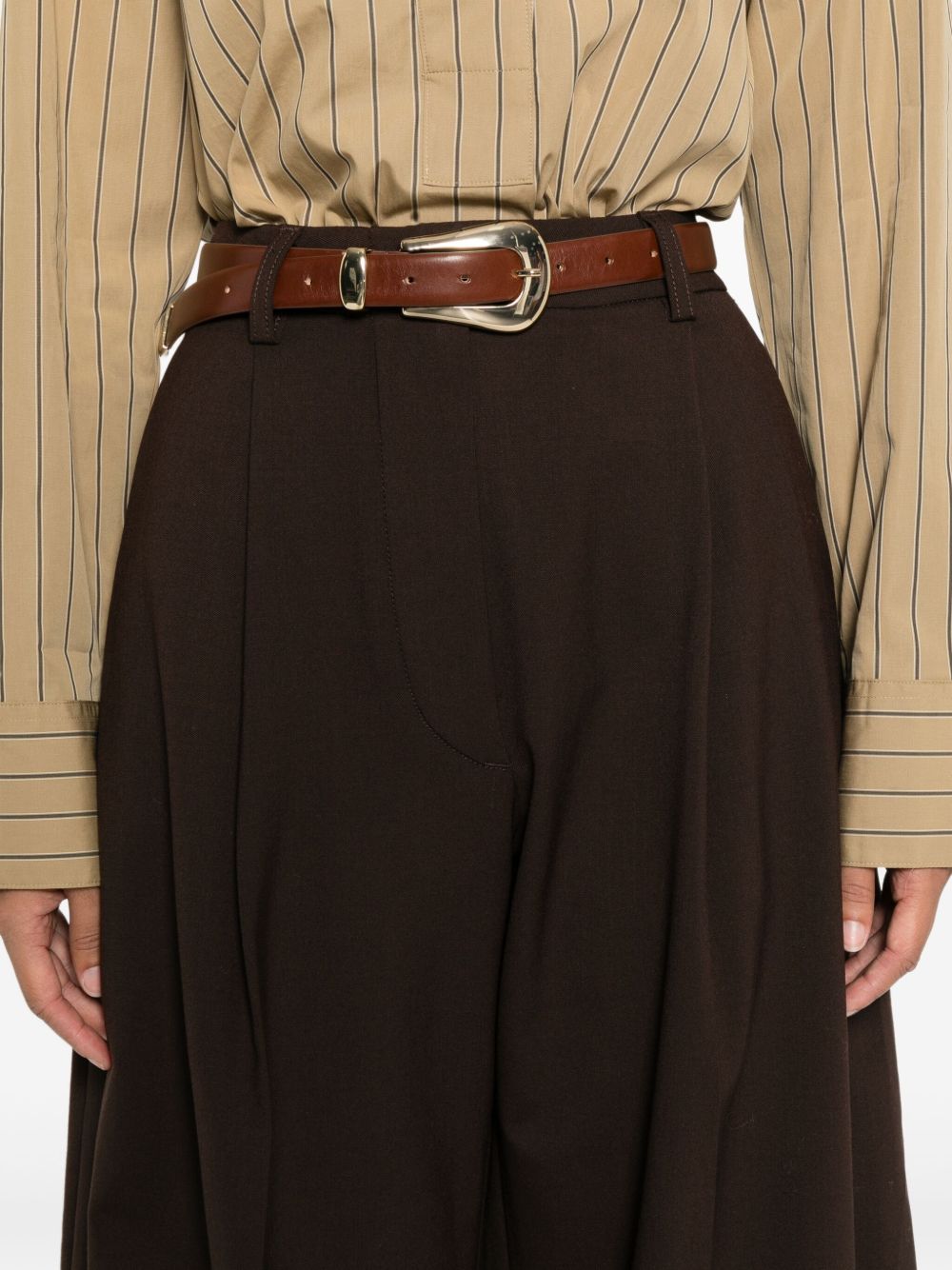 THE LATEST Trousers Brown THE LATEST