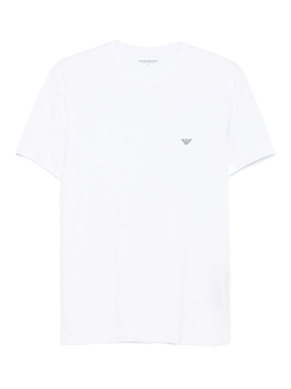 Emporio Armani Fitted loungewear t-shirt in soft modal Emporio Armani
