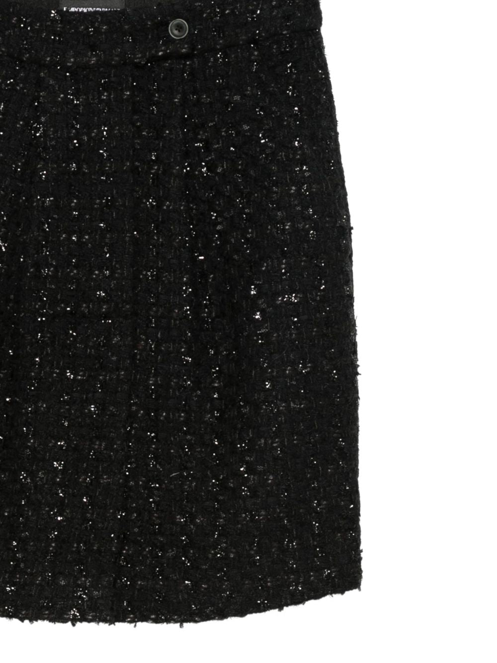 Emporio Armani Tweed sequin mini skirt Emporio Armani