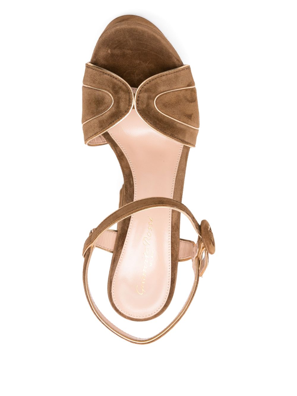 Gianvito Rossi Sandals Leather Brown Gianvito Rossi