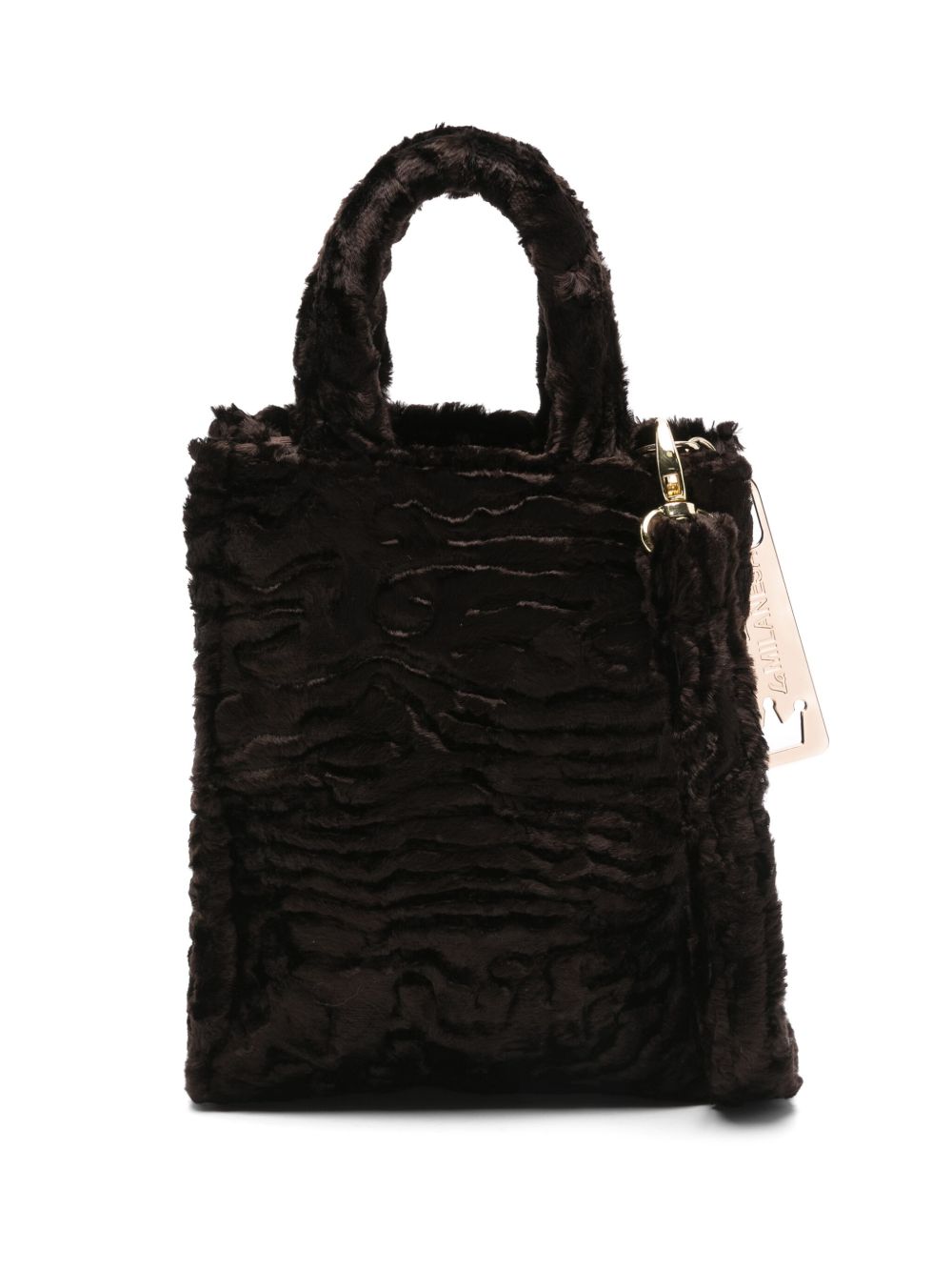 La Milanesa Faux-fur double-handle tote bag La Milanesa