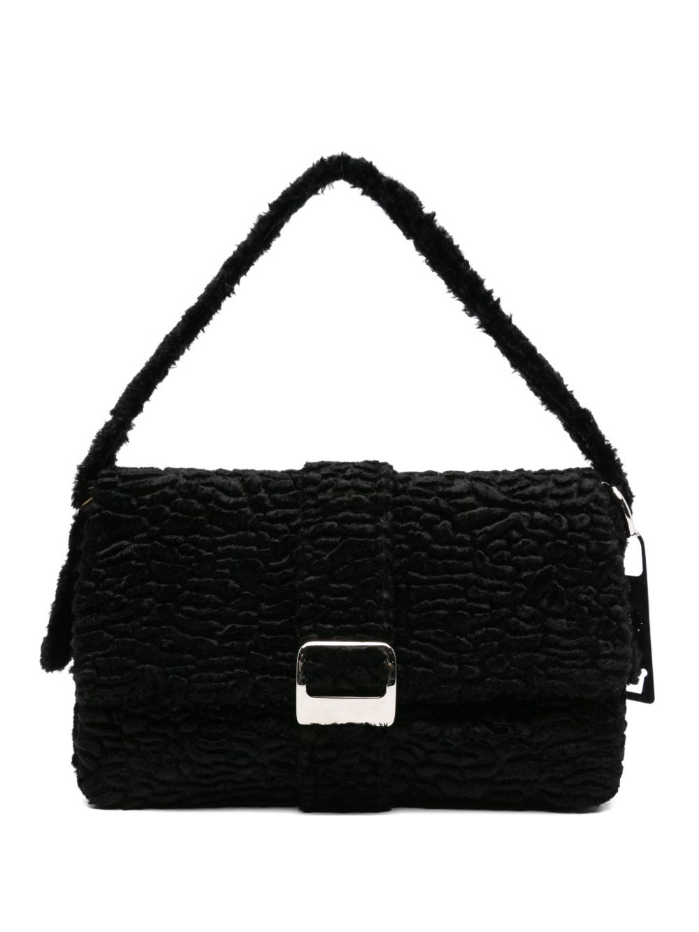 La Milanesa Textured buckle shoulder bag La Milanesa