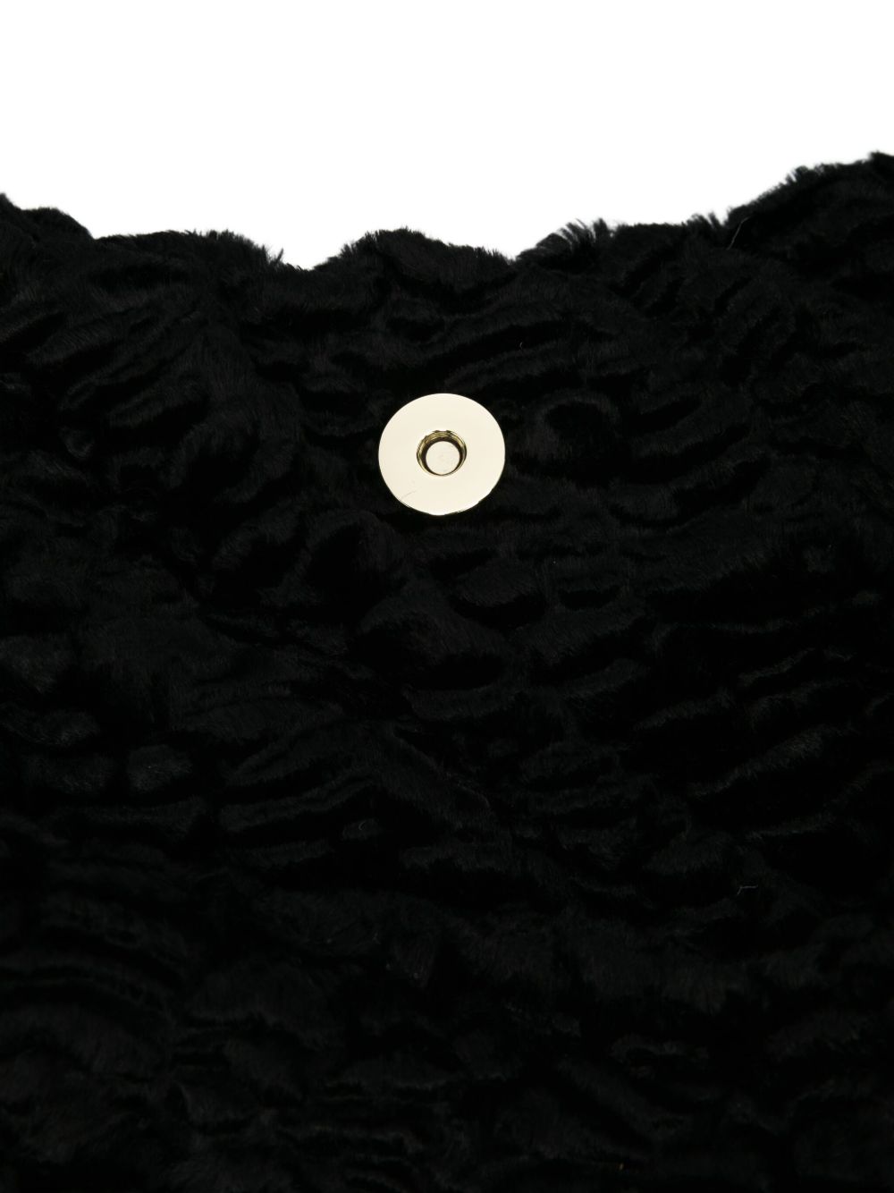 La Milanesa Textured triangular shoulder bag La Milanesa