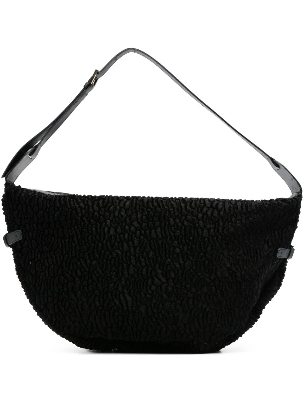 La Milanesa Textured buckle shoulder bag La Milanesa