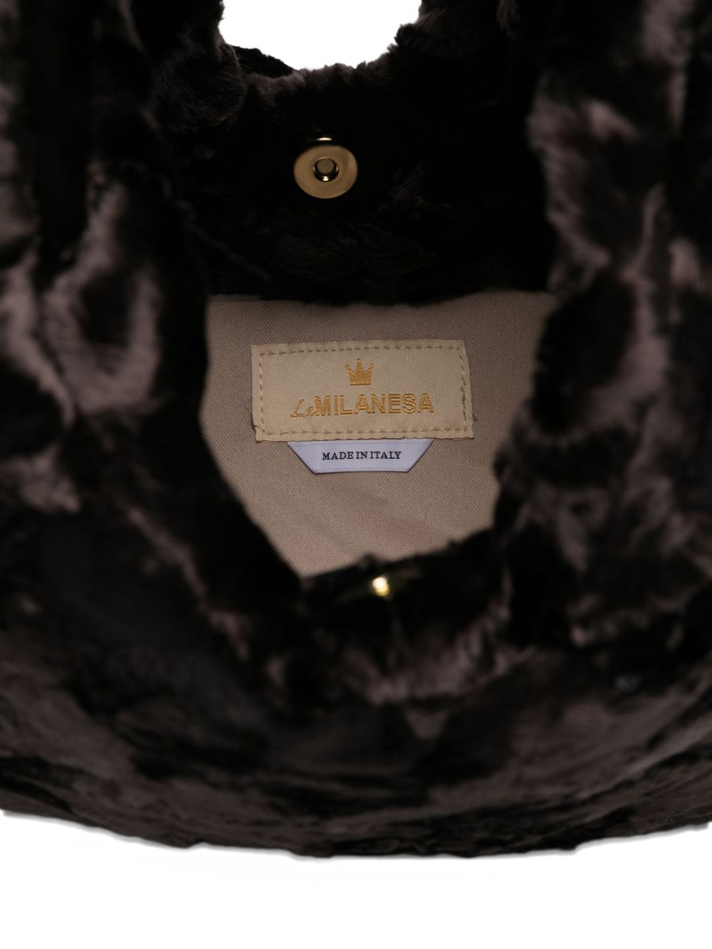 La Milanesa Crushed-texture tote bag La Milanesa