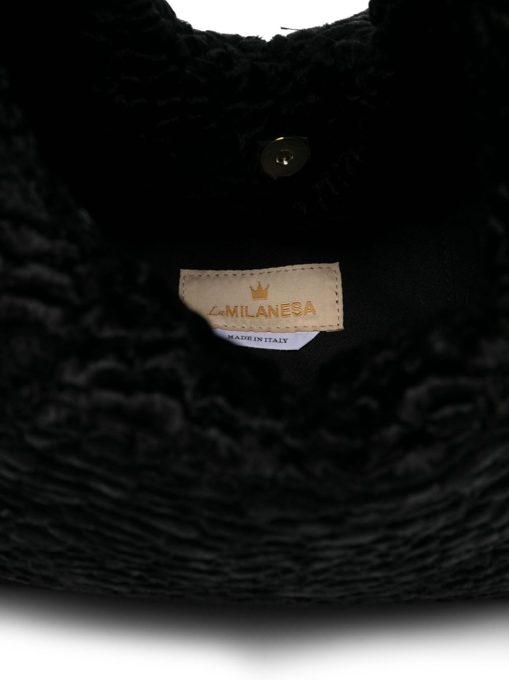 La Milanesa Textured triangular tote bag La Milanesa