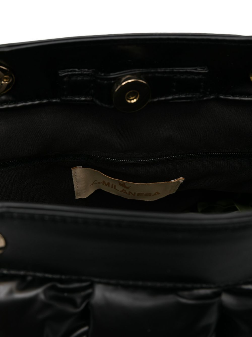 La Milanesa Quilted bamboo-handle tote bag La Milanesa