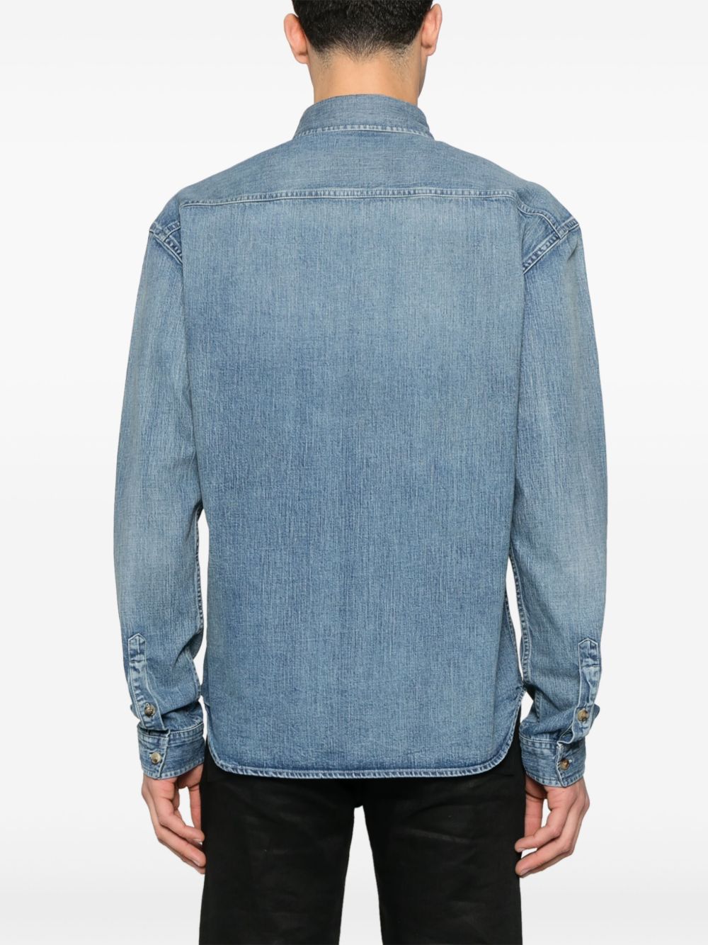 Saint Laurent Cassandre denim shirt Saint Laurent