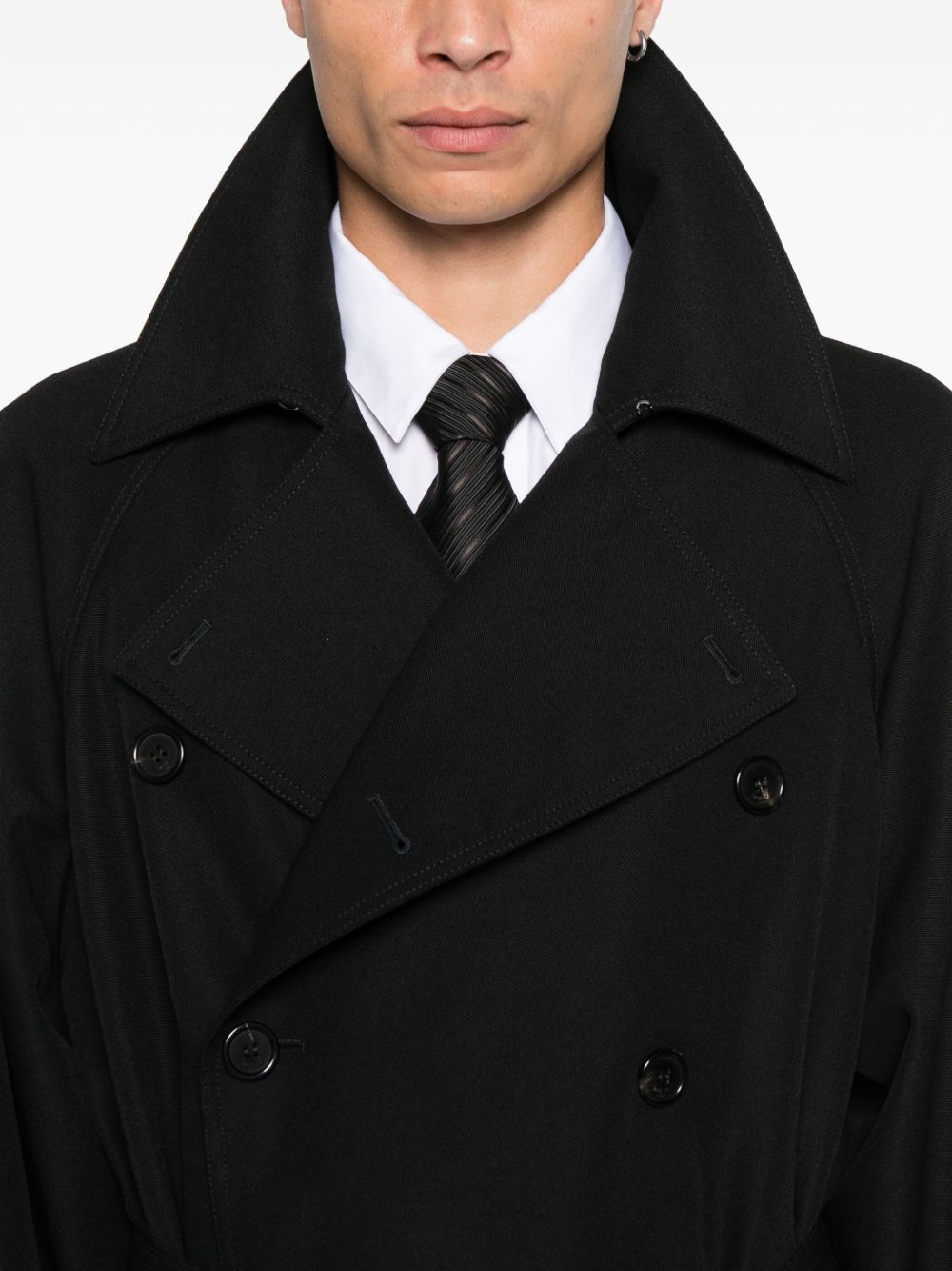 Saint Laurent Button-fastening belted jacket Saint Laurent