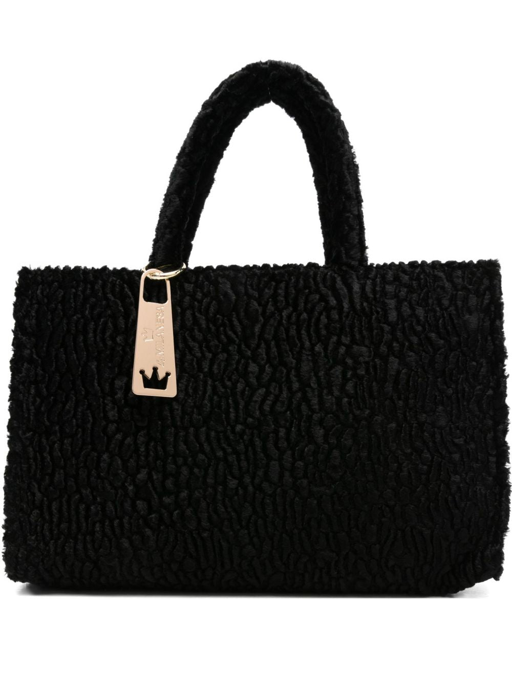 La Milanesa Textured-effect tote bag La Milanesa