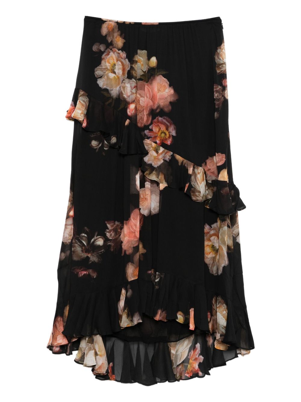 Zimmermann Floral-print ruffled skirt Zimmermann