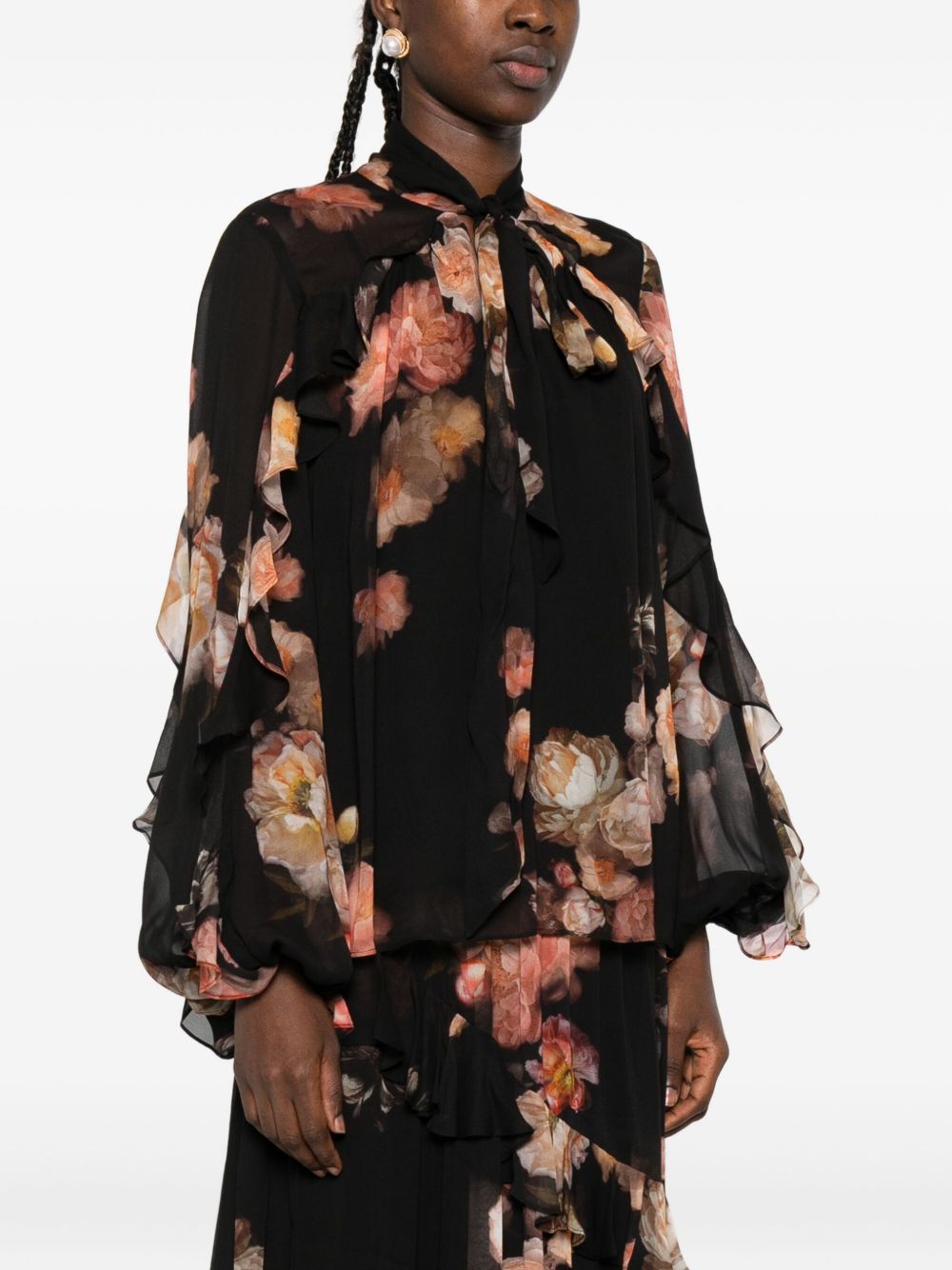 Zimmermann Hypnotic Printed Blouse Zimmermann