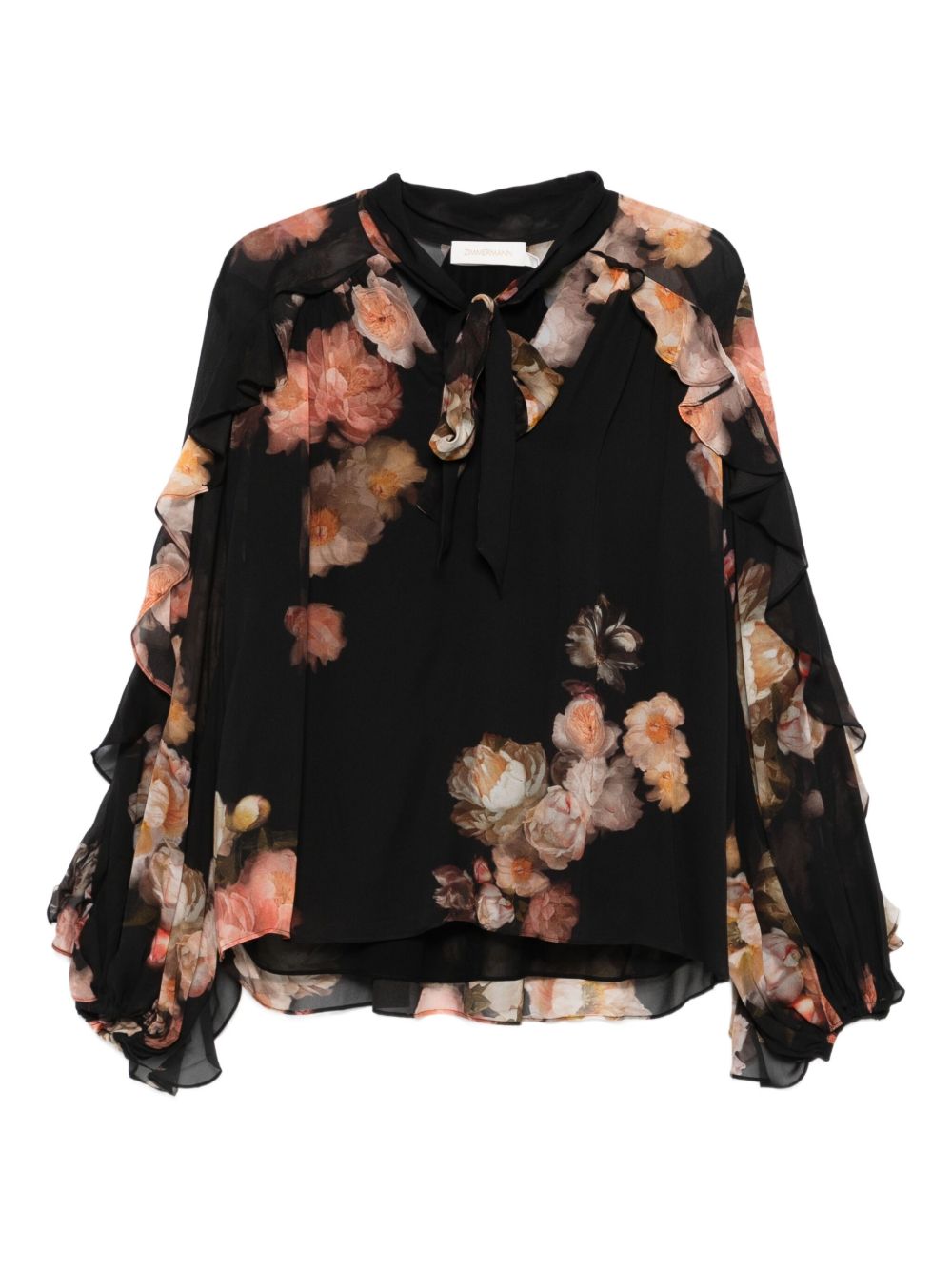 Zimmermann Hypnotic Printed Blouse Zimmermann