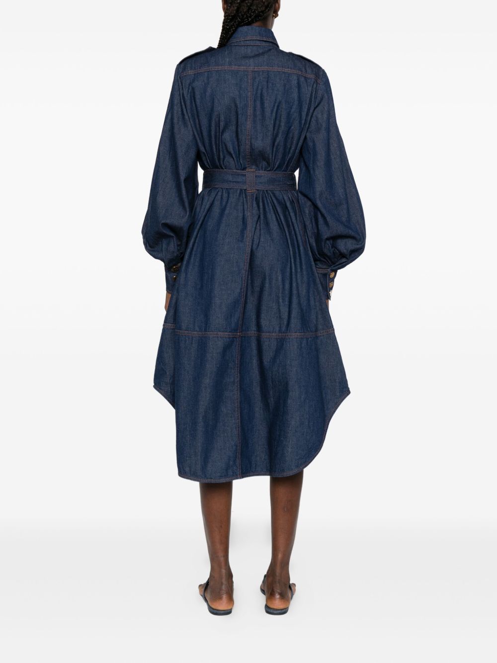 Zimmermann Belted denim shirt dress Zimmermann