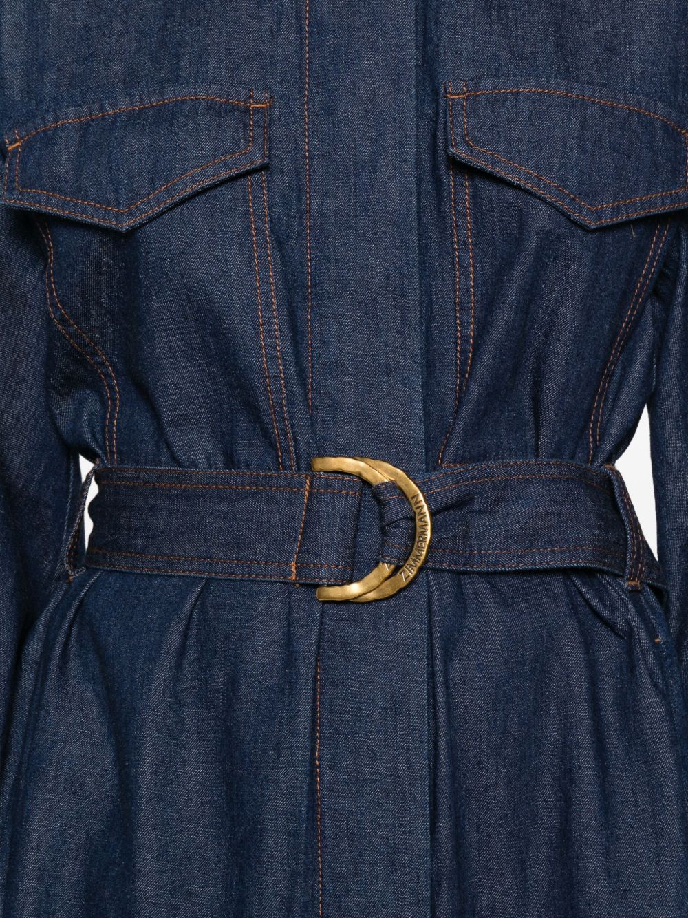 Zimmermann Belted denim shirt dress Zimmermann