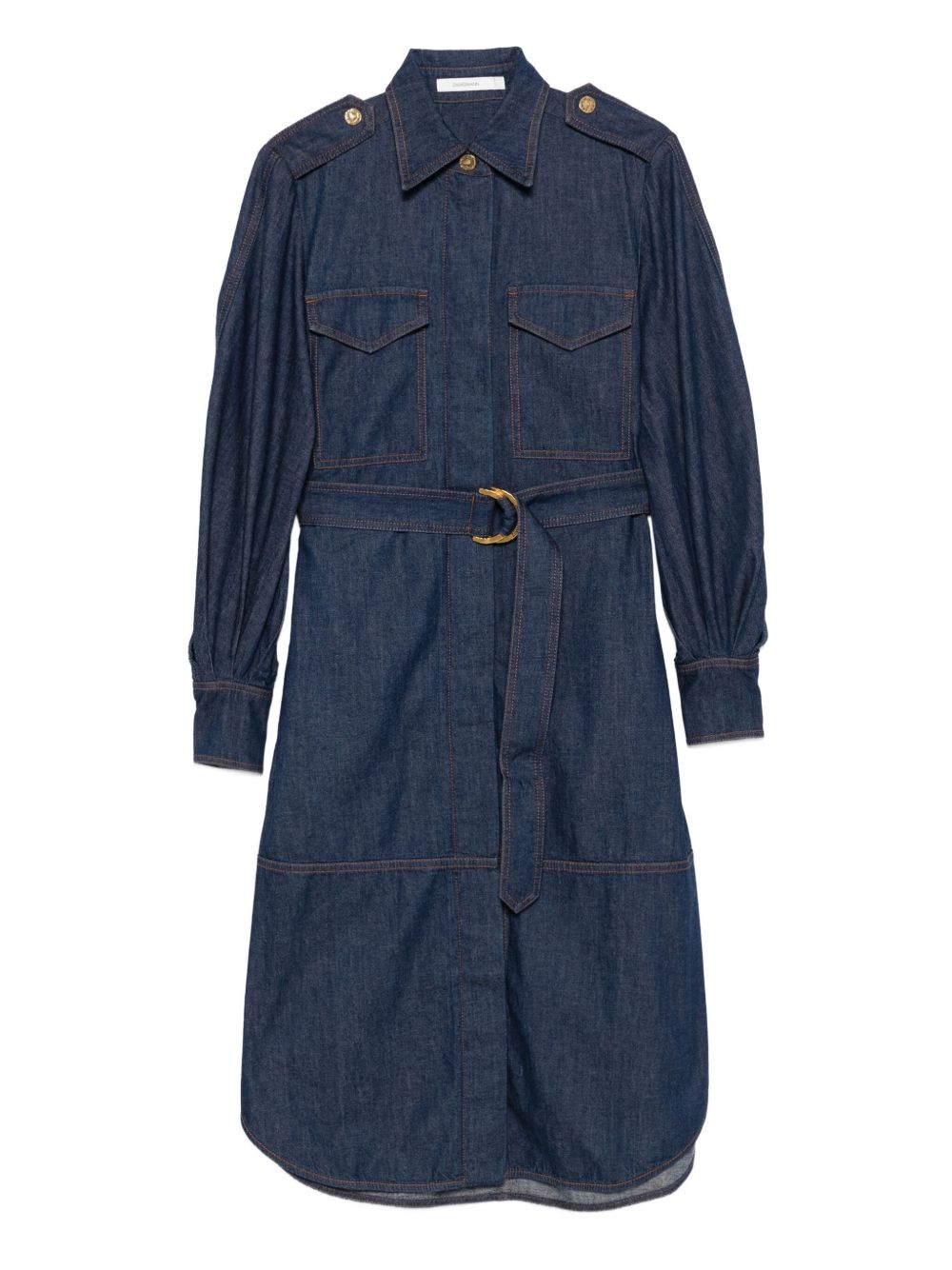 Zimmermann Belted denim shirt dress Zimmermann