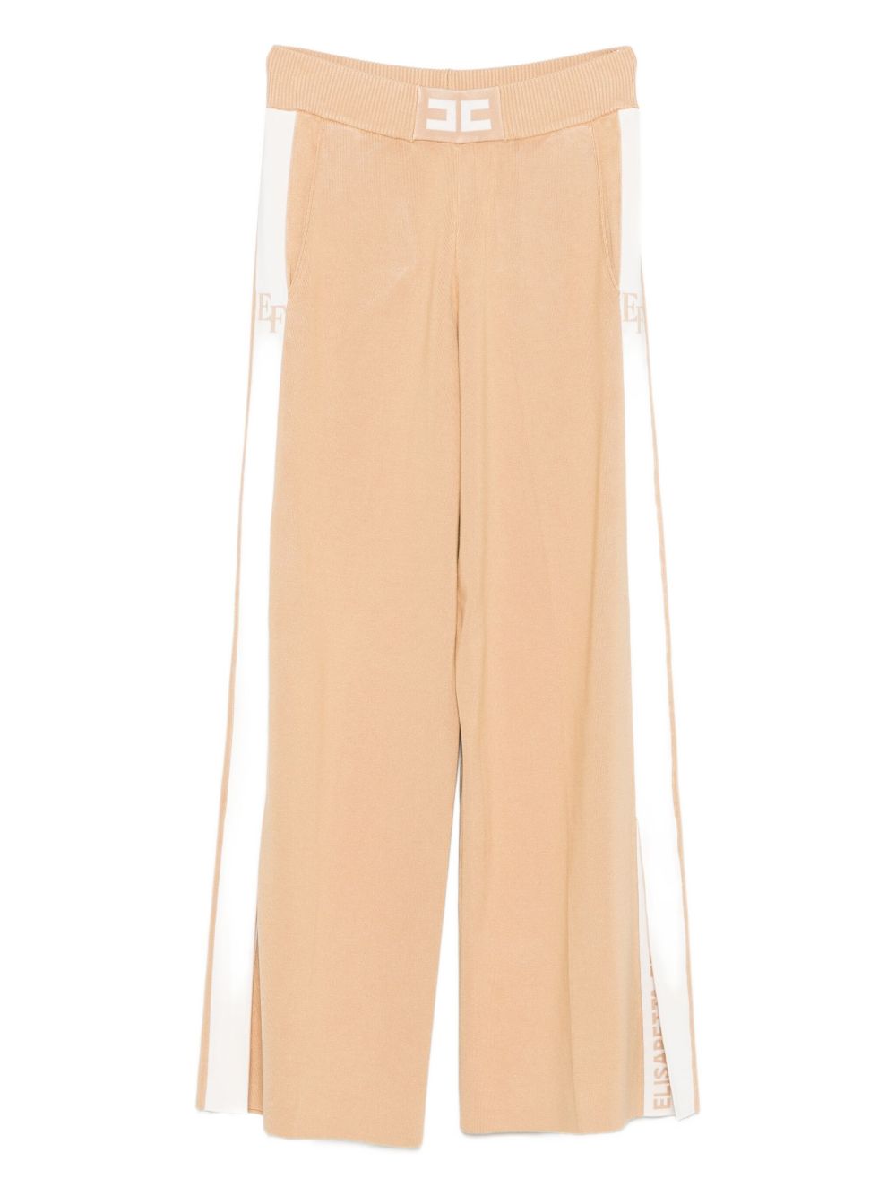 Elisabetta Franchi Trousers Beige Elisabetta Franchi