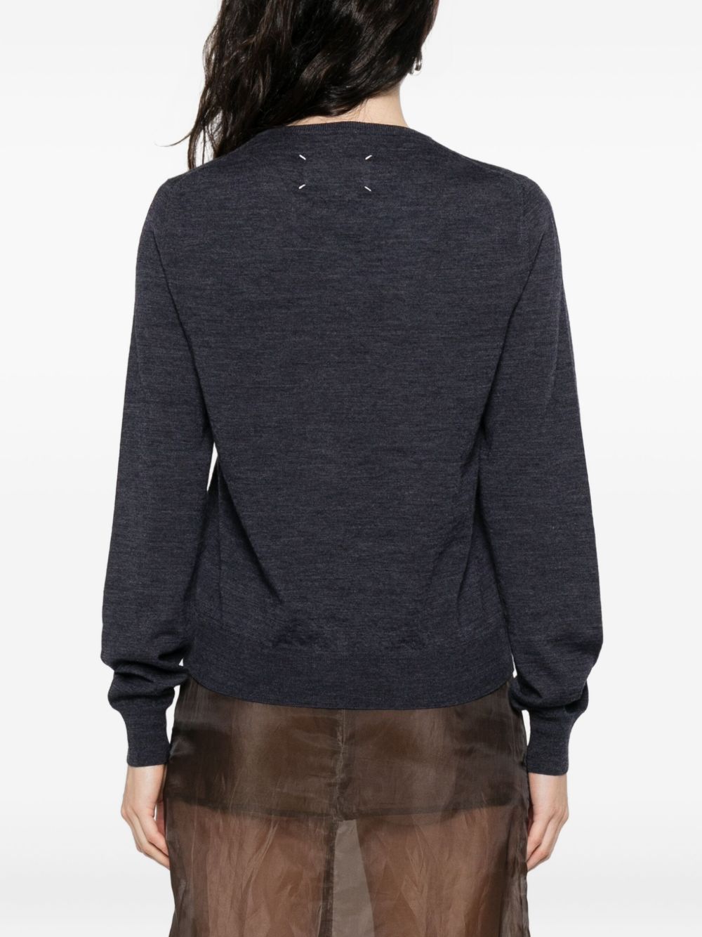 Maison Margiela Round-neck wool sweater Maison Margiela