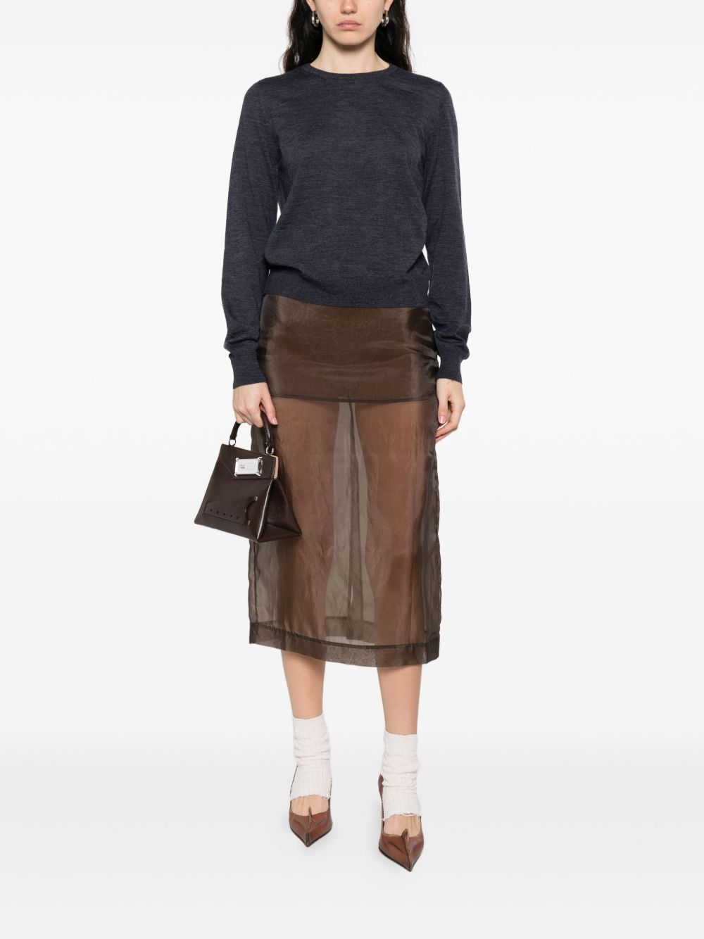 Maison Margiela Round-neck wool sweater Maison Margiela