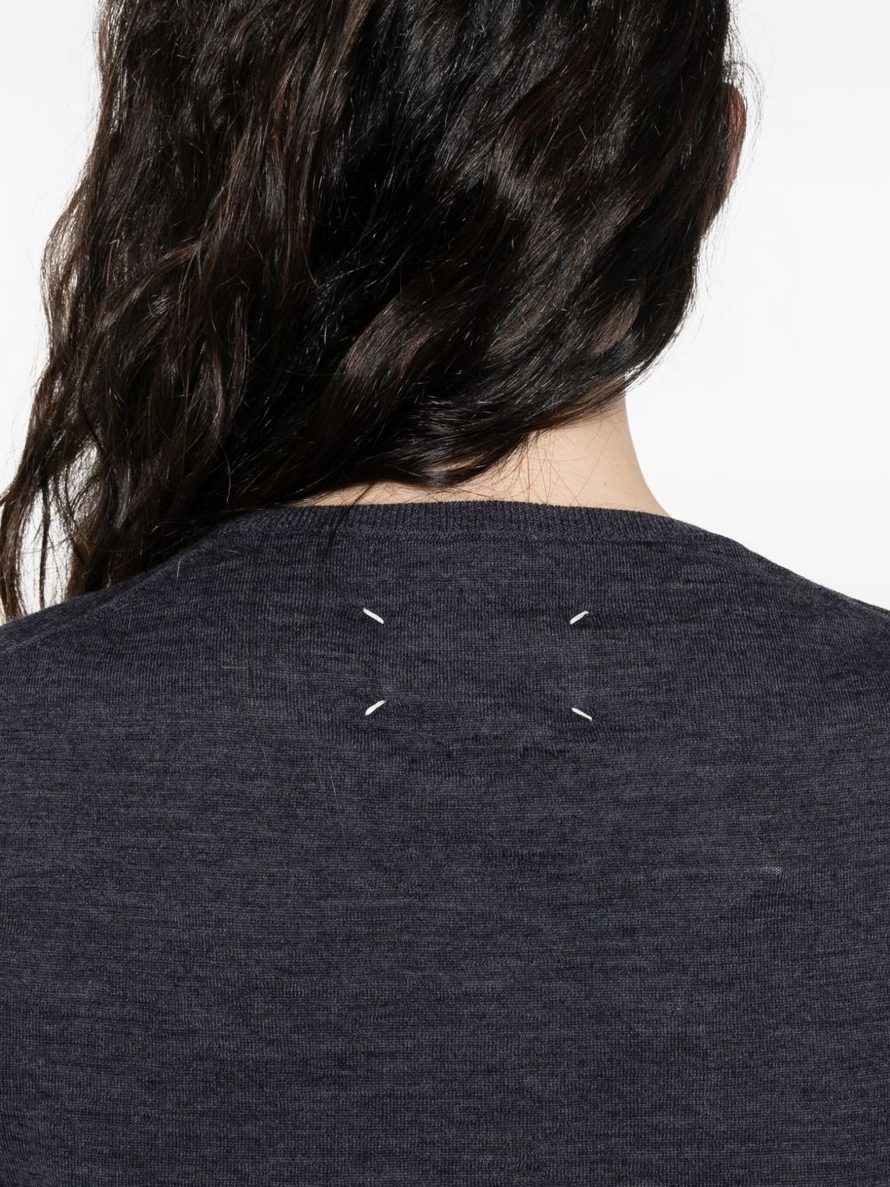 Maison Margiela Round-neck wool sweater Maison Margiela