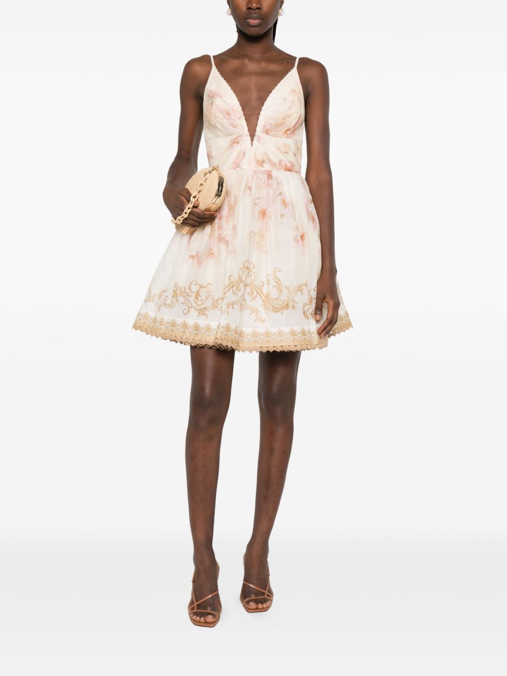 Zimmermann Hypnotic trimmed mini dress Zimmermann