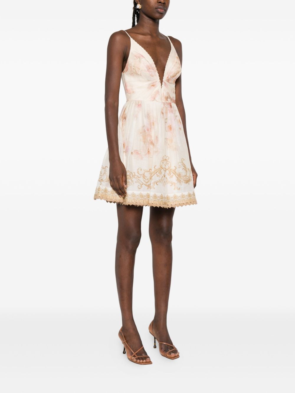 Zimmermann Hypnotic trimmed mini dress Zimmermann