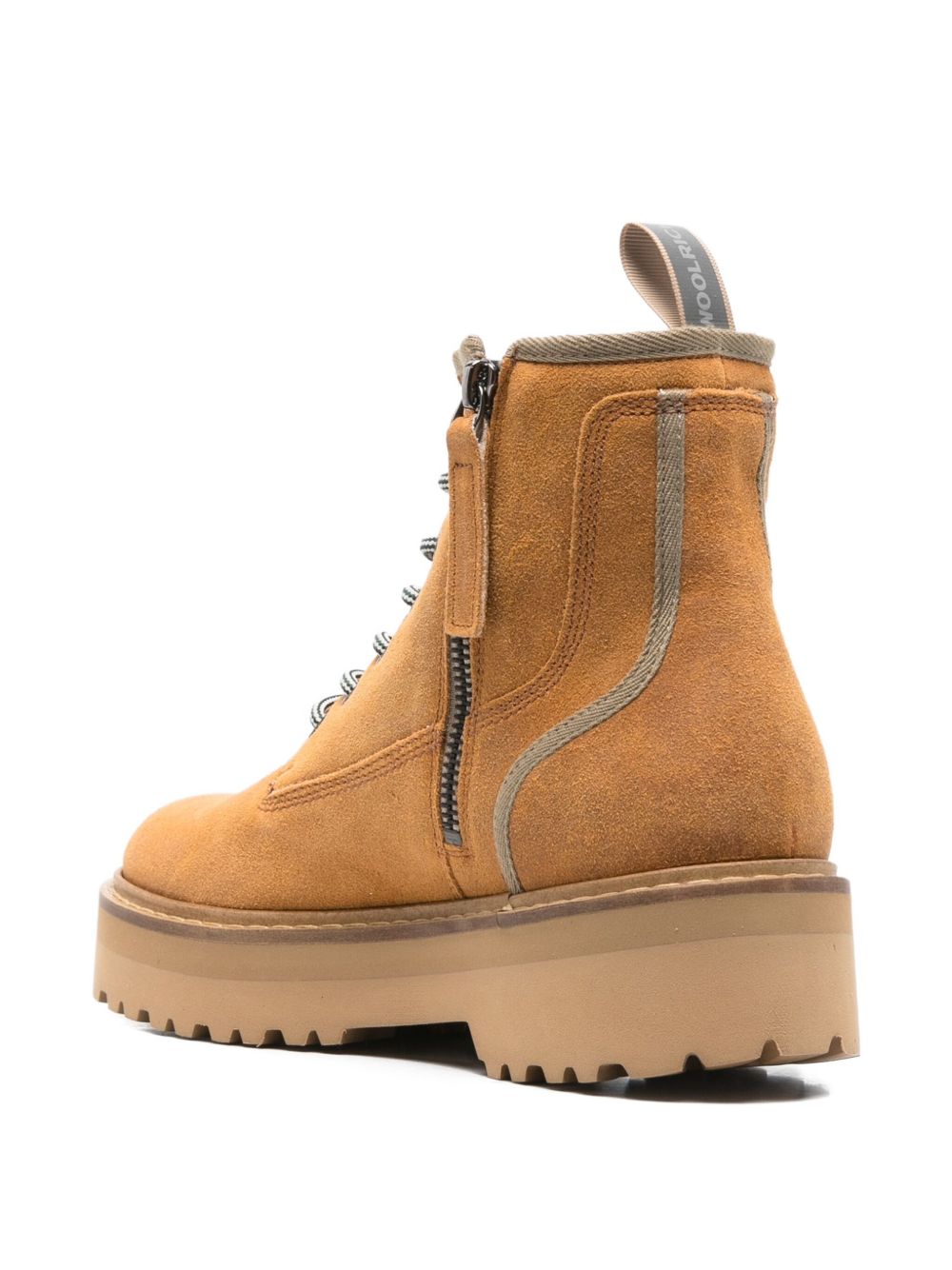 Woolrich Boots Leather Brown Woolrich